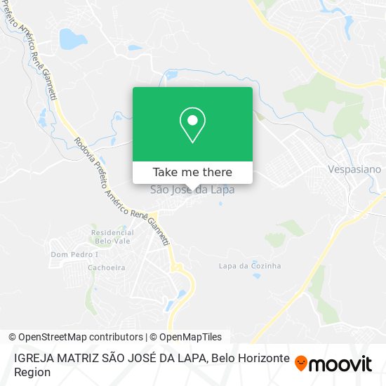 IGREJA MATRIZ SÃO JOSÉ DA LAPA map