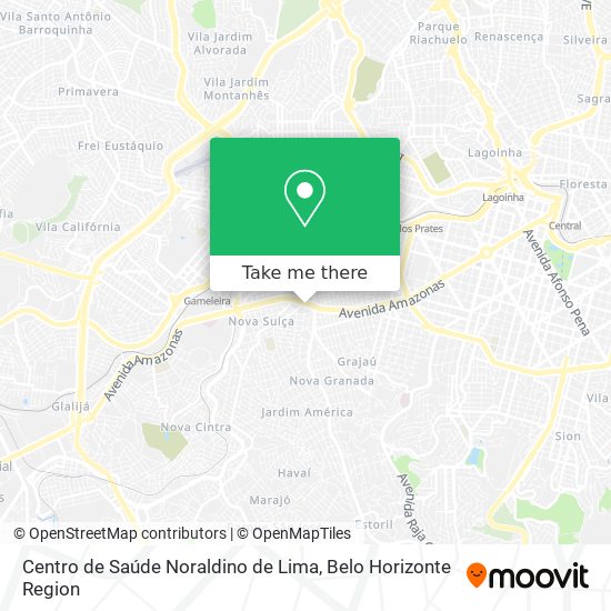 Centro de Saúde Noraldino de Lima map
