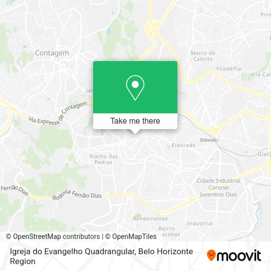 Igreja do Evangelho Quadrangular map