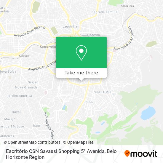 Escritório CSN Savassi Shopping 5° Avenida map