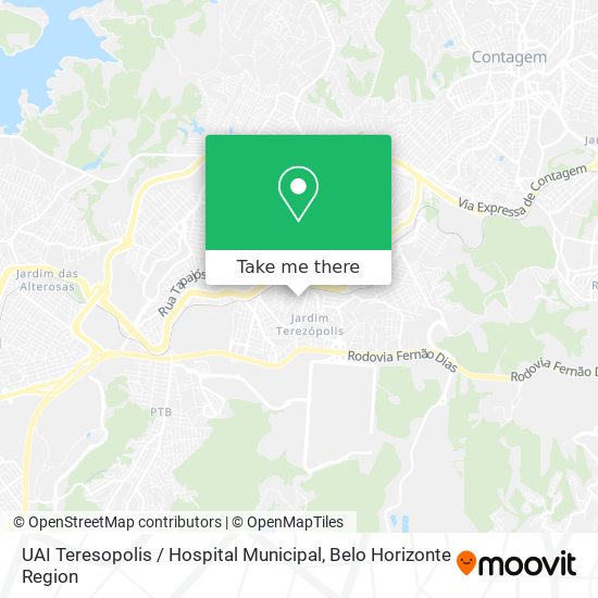 UAI Teresopolis / Hospital Municipal map