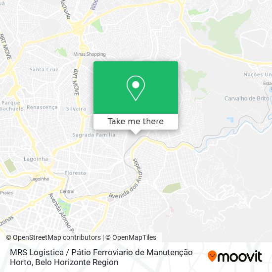 MRS Logistica / Pátio Ferroviario de Manutenção Horto map