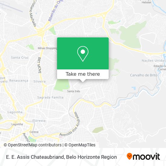 E. E. Assis Chateaubriand map