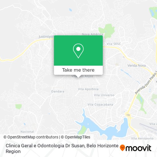 Clinica Geral e Odontologia Dr Susan map