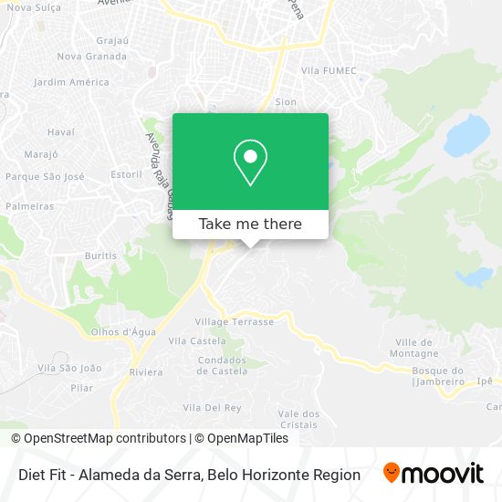 Diet Fit - Alameda da Serra map