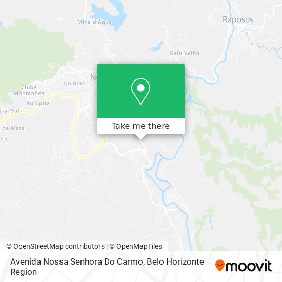 Avenida Nossa Senhora Do Carmo map