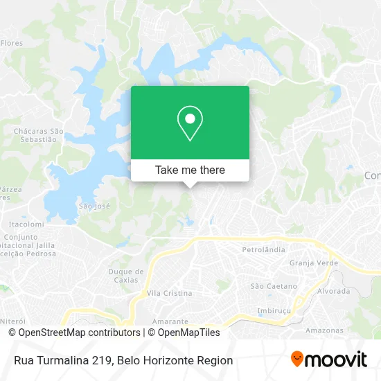 Rua Turmalina 219 map
