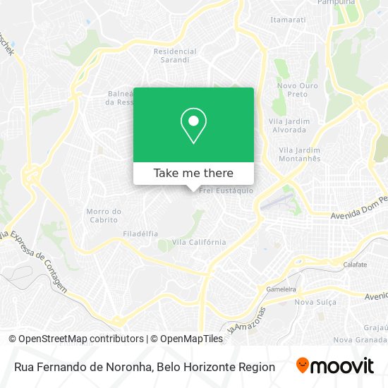 Rua Fernando de Noronha map