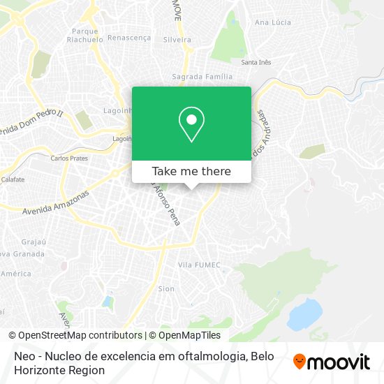 Neo - Nucleo de excelencia em oftalmologia map
