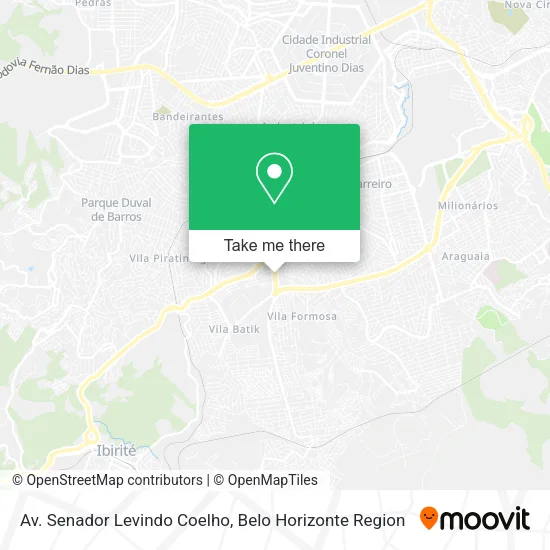 Av. Senador Levindo Coelho map