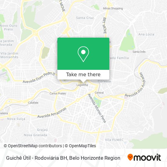 Guichê Útil - Rodoviária BH map