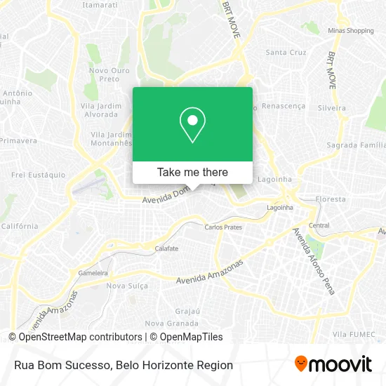 Rua Bom Sucesso map