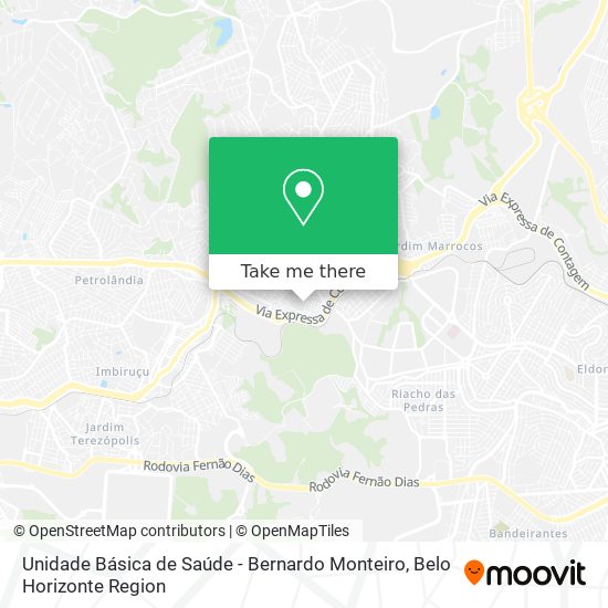 Unidade Básica de Saúde - Bernardo Monteiro map