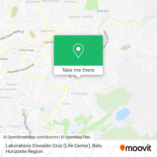 Laboratório Oswaldo Cruz (Life Center) map