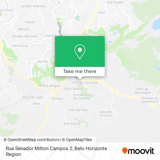 Rua Senador Milton Campos 2 map
