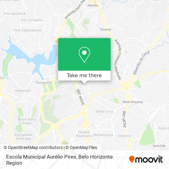 Mapa Escola Municipal Aurélio Pires