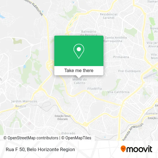 Rua F 50 map
