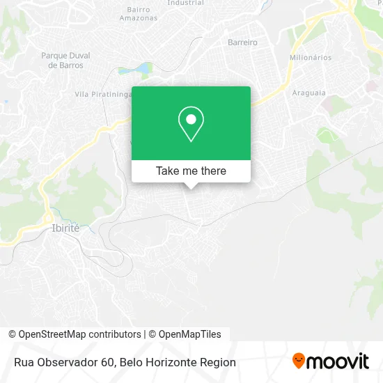 Rua Observador 60 map