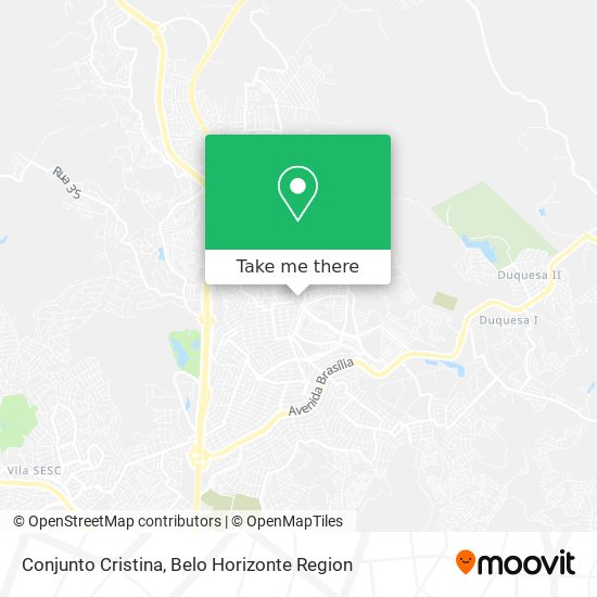 Conjunto Cristina map