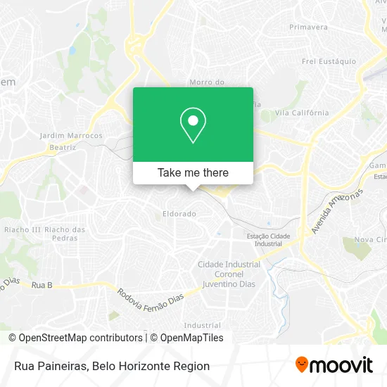 Rua Paineiras map