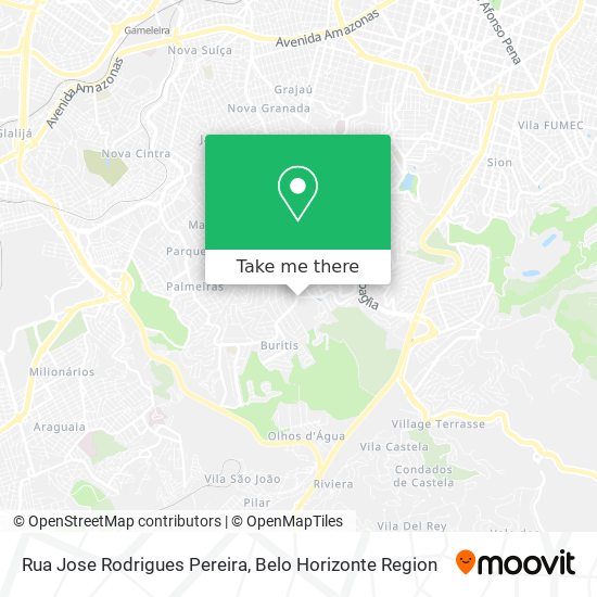 Mapa Rua Jose Rodrigues Pereira