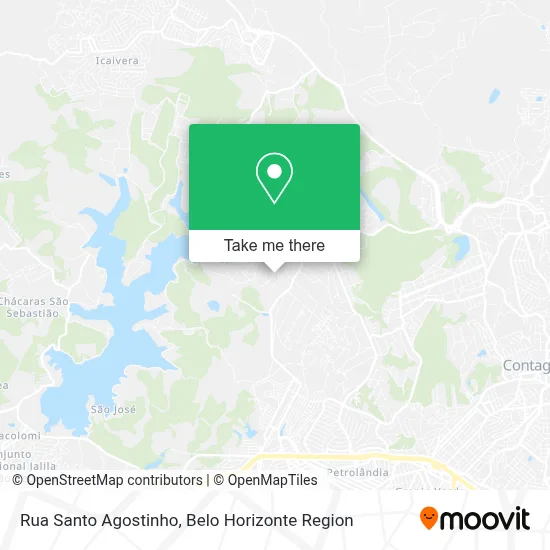 Rua Santo Agostinho map