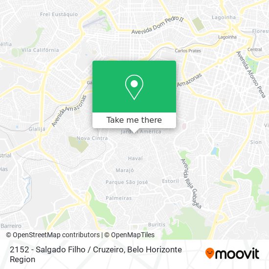 2152 - Salgado Filho / Cruzeiro map