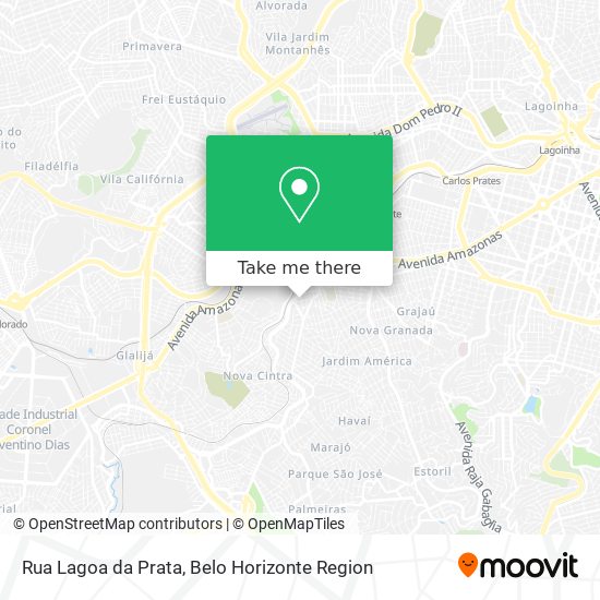 Rua Lagoa da Prata map