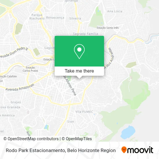 Rodo Park Estacionamento map