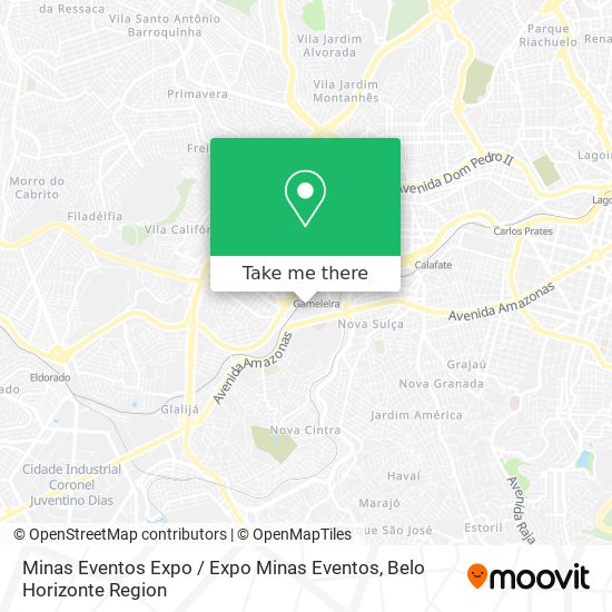 Mapa Minas Eventos Expo / Expo Minas Eventos