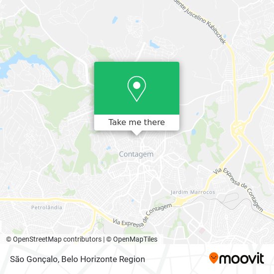 São Gonçalo map