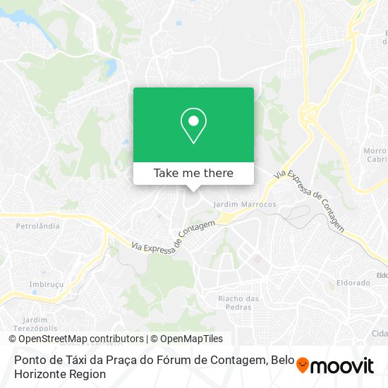 Ponto de Táxi da Praça do Fórum de Contagem map