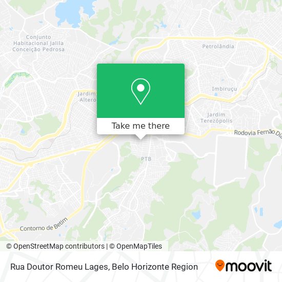 Rua Doutor Romeu Lages map
