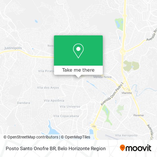 Posto Santo Onofre BR map