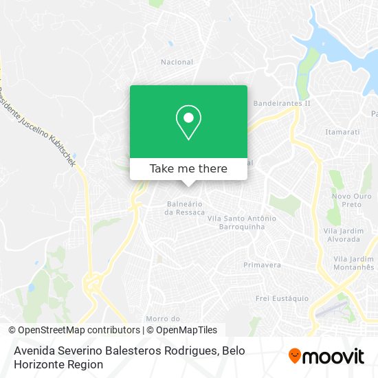 Avenida Severino Balesteros Rodrigues map