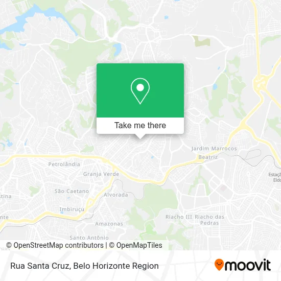 Rua Santa Cruz map