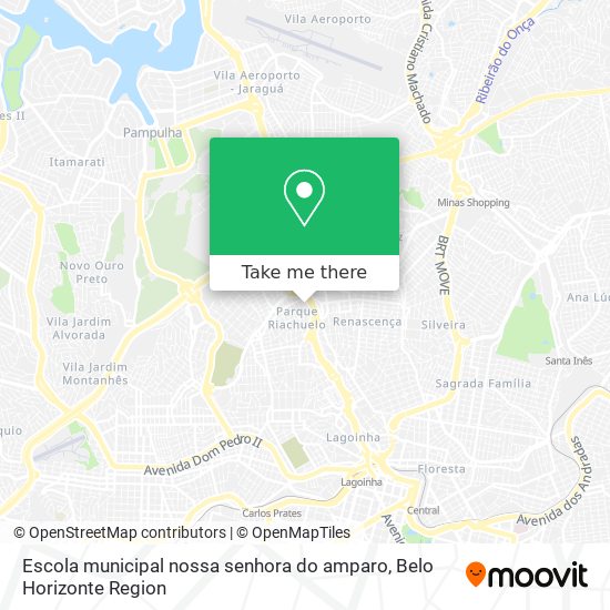 Mapa Escola municipal nossa senhora do amparo