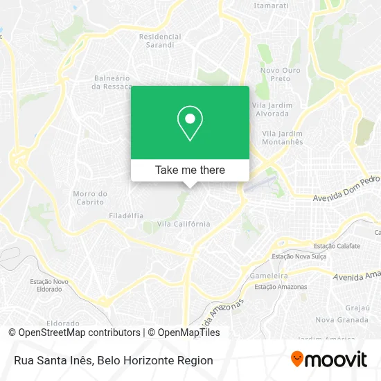 Rua Santa Inês map