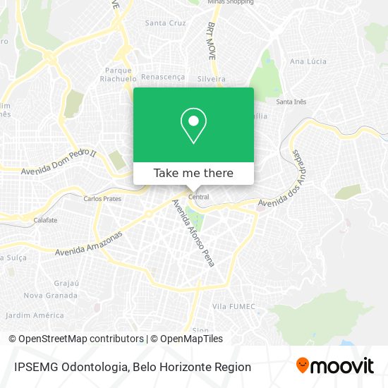 IPSEMG Odontologia map
