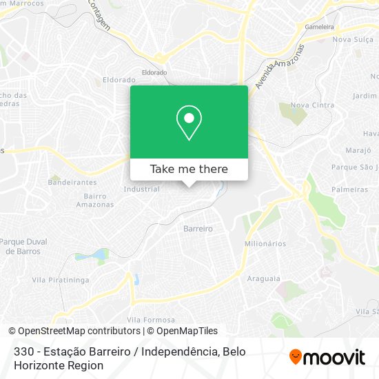 330 - Estação Barreiro / Independência map