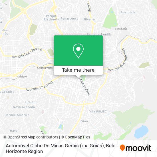 Automóvel Clube De Minas Gerais (rua Goiás) map