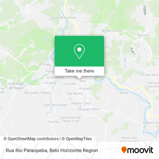 Rua Rio Paraopeba map