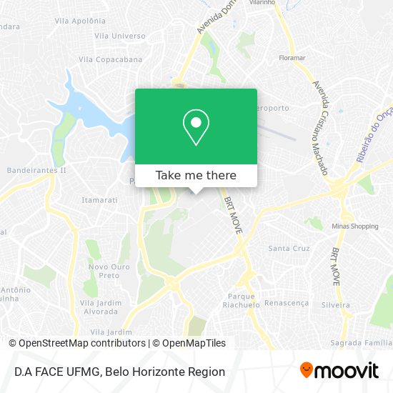 D.A FACE UFMG map
