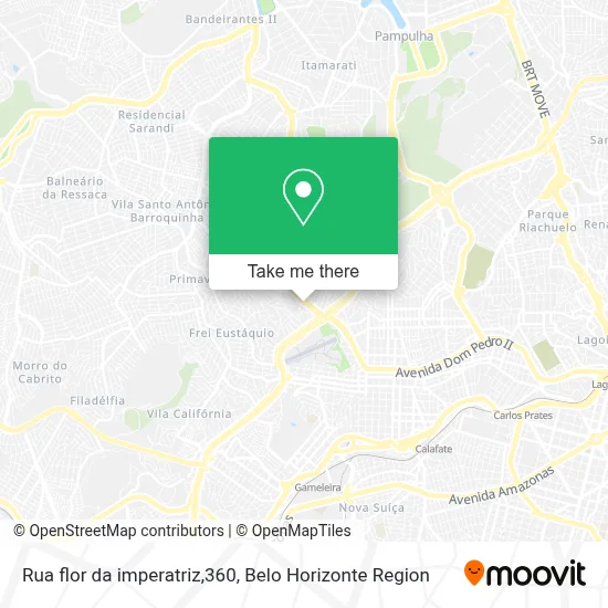 Rua flor da imperatriz,360 map