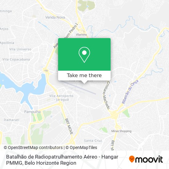 Batalhão de Radiopatrulhamento Aéreo - Hangar PMMG map