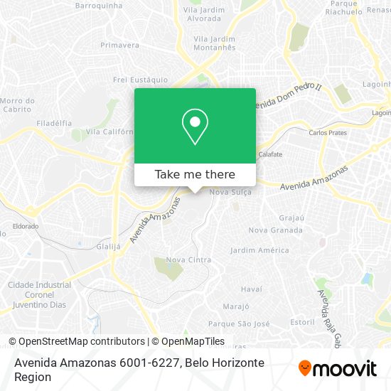 Mapa Avenida Amazonas 6001-6227