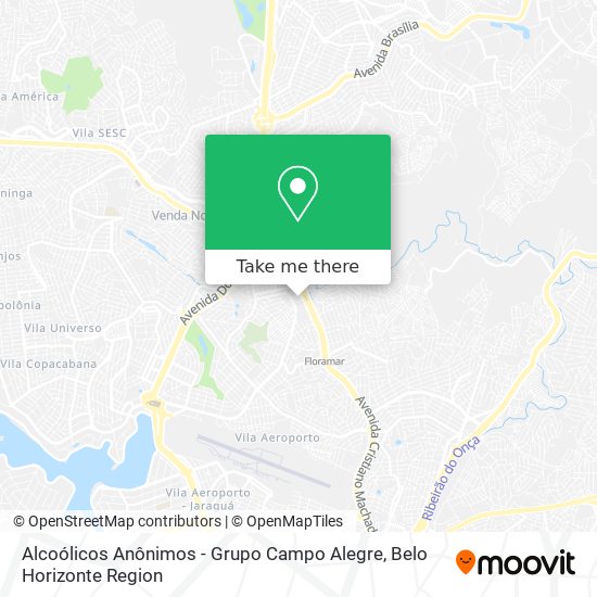 Alcoólicos Anônimos - Grupo Campo Alegre map