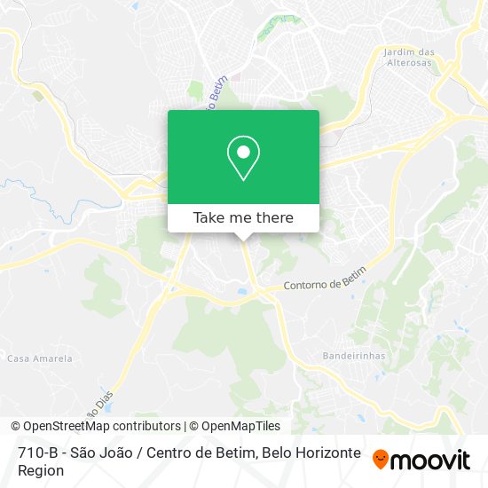710-B - São João / Centro de Betim map