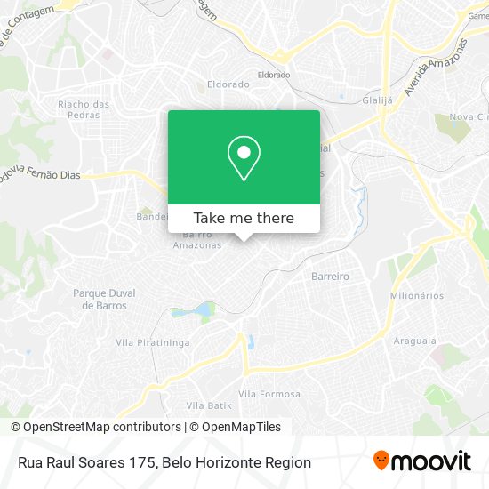 Rua Raul Soares 175 map