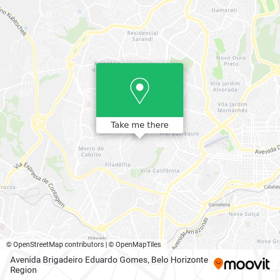 Avenida Brigadeiro Eduardo Gomes map
